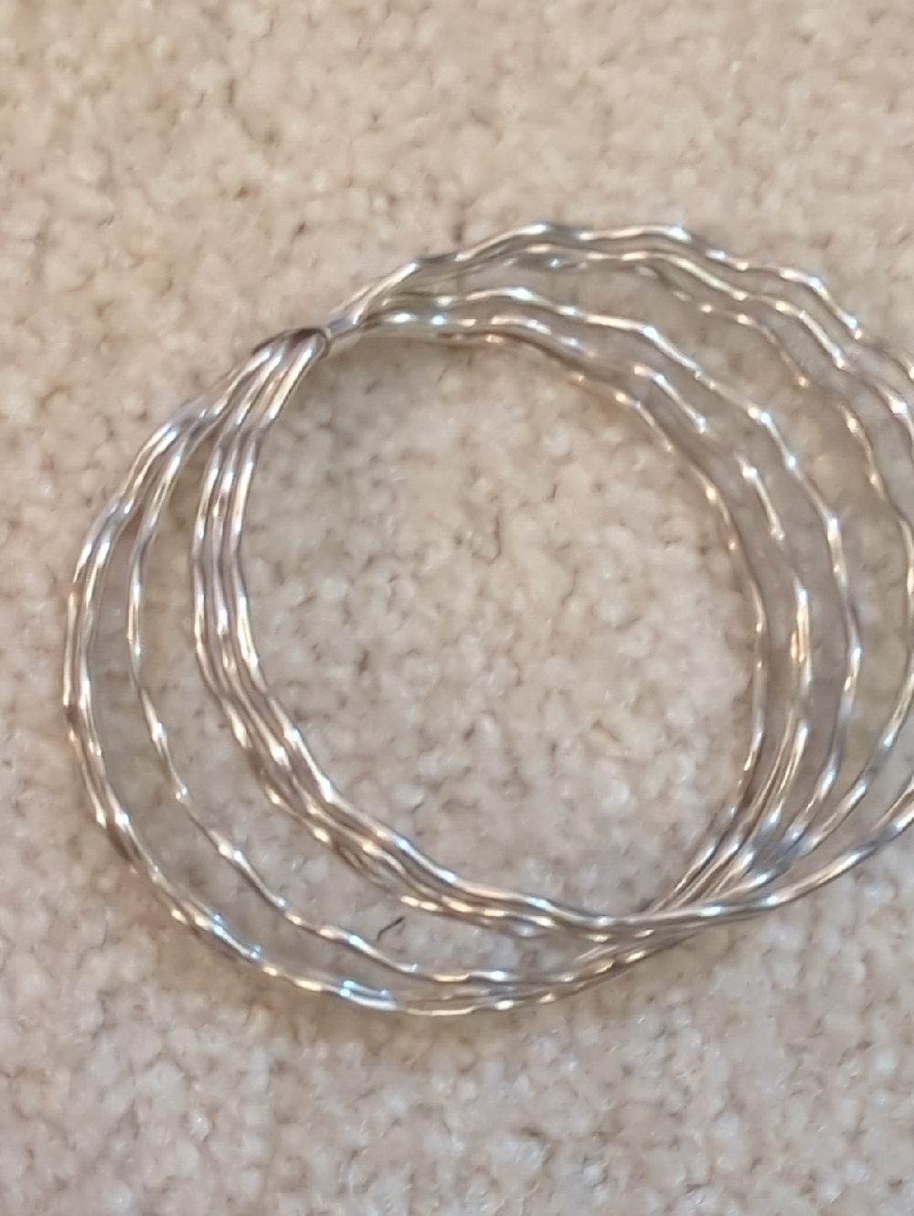 Silver Bangle Bracelet